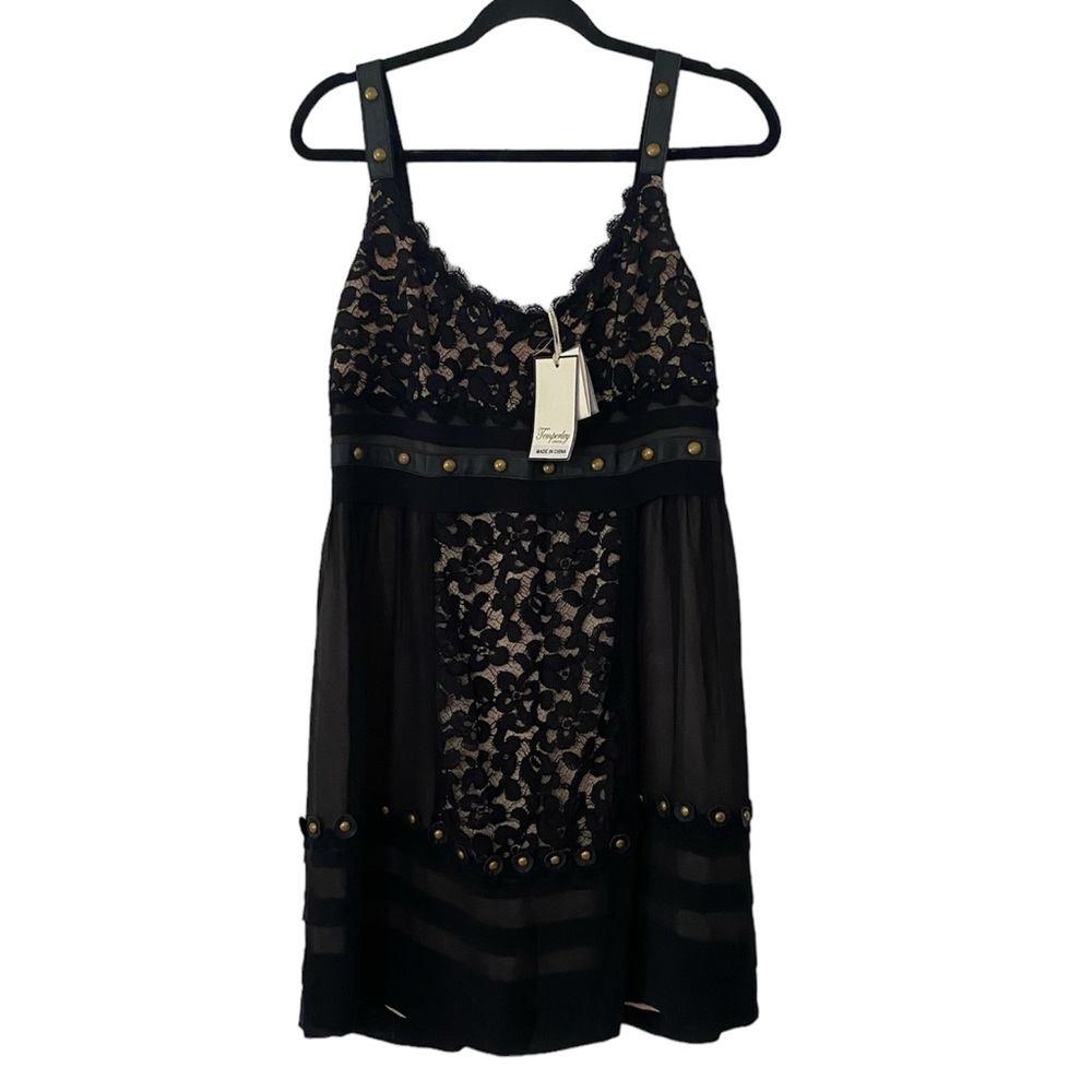 NWT TEMPERLEY LONDON Mini Iris Silk Viscose Dress 8